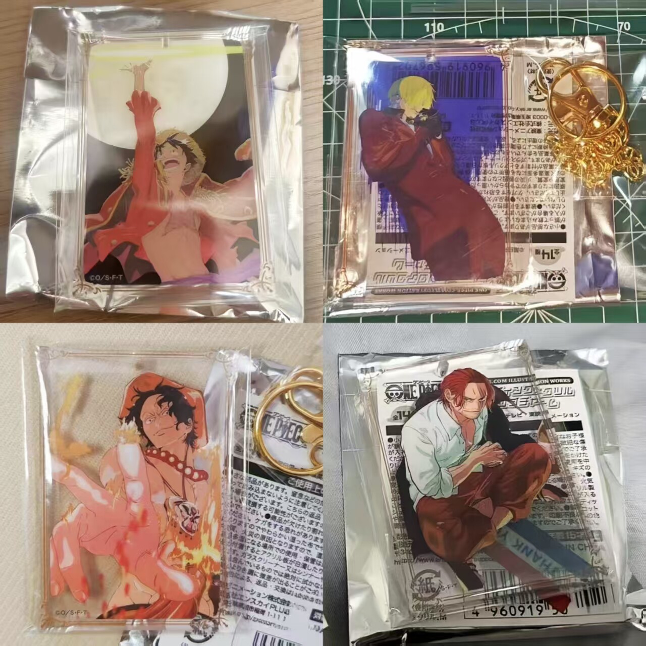 日谷散货海贼王草帽屋生日插画亚克力挂件路飞索隆山治挂件