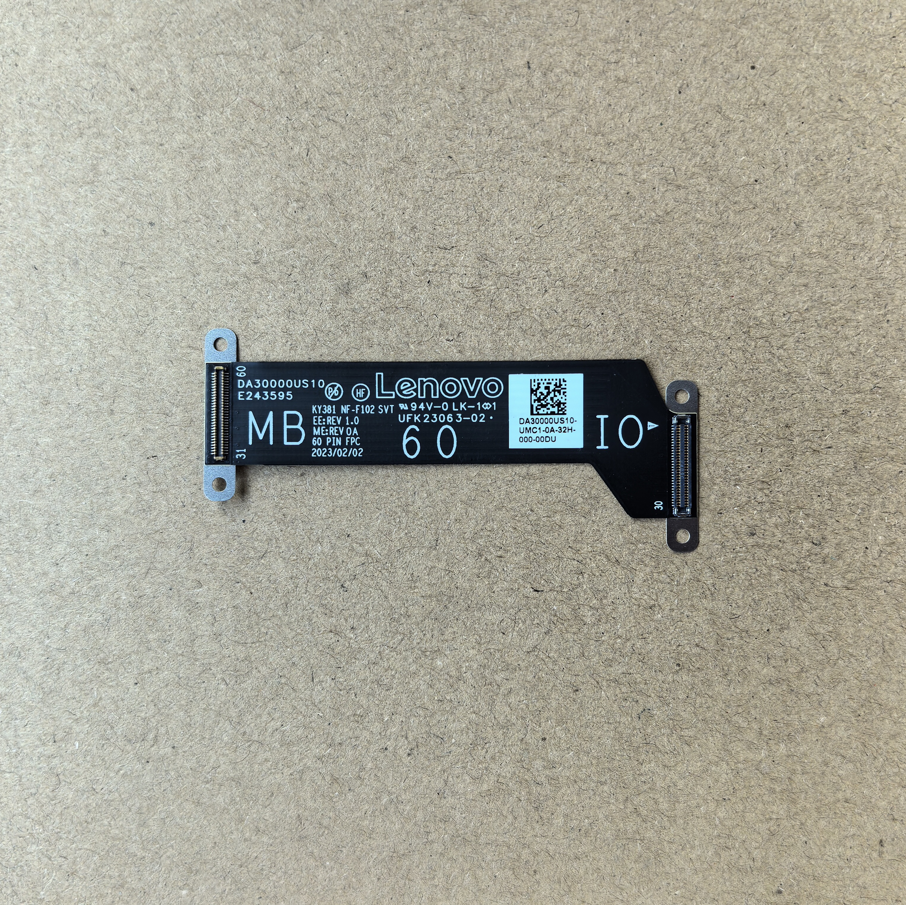 适用联想Lenovo DA30000US10 DA30000US00 IO 音频小板排线 60PIN