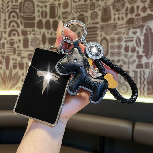 适用于特斯拉Model3卡片钥匙套ModlY/X/S卡片钥匙包壳扣套高档