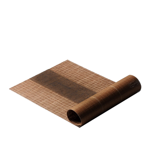 晟佑茶席竹席茶帘竹帘茶具配件茶垫茶艺功夫茶道六君子隔热垫桌旗