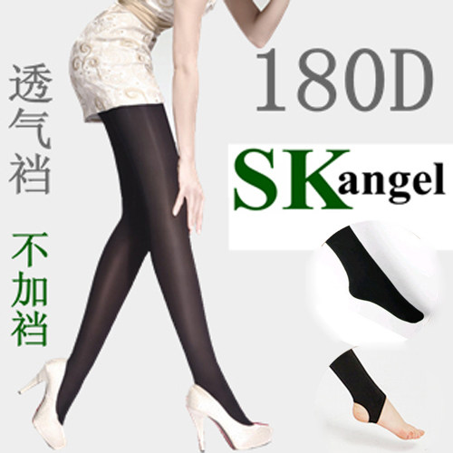 sk angel无痕秀腿180D天鹅绒连裤袜 踩脚裤/春秋打底siwa