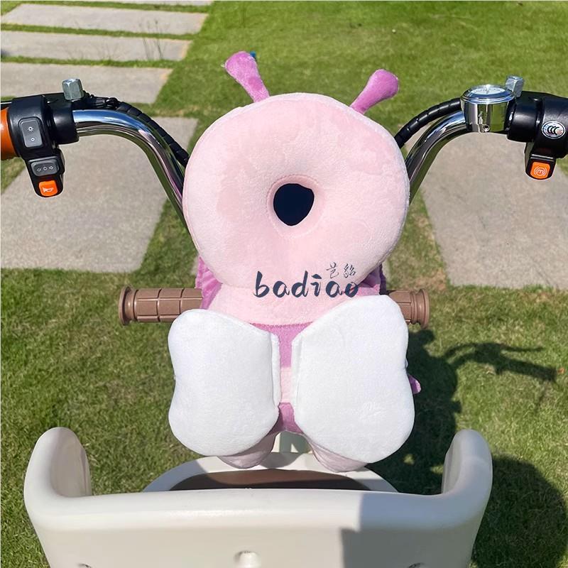 电动车防撞头儿童座椅防碰头保护垫宝宝婴儿玩偶电瓶车前置安全枕