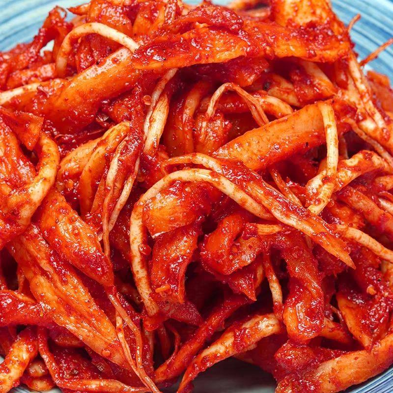 香辣萝卜干云南德宏特产傣族下饭菜干脆菜根萝卜条酸辣咸菜1斤装