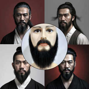 络腮胡假胡子仿真胡子张飞胡子刘备胡子诸葛亮胡子关羽胡子老头胡