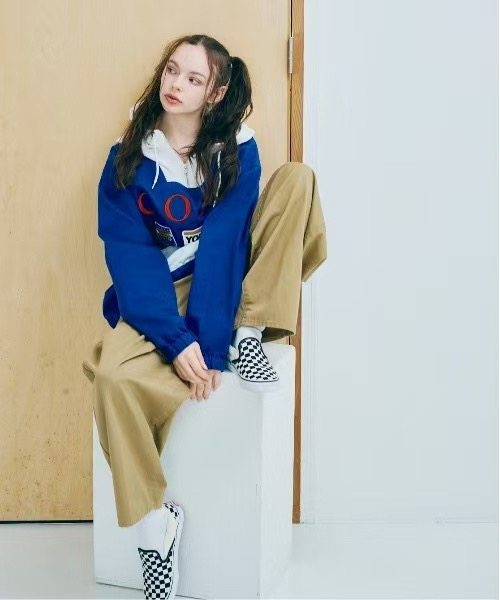 日系小众潮牌RNA连帽卫衣女2025新款秋宽松休闲百搭上衣