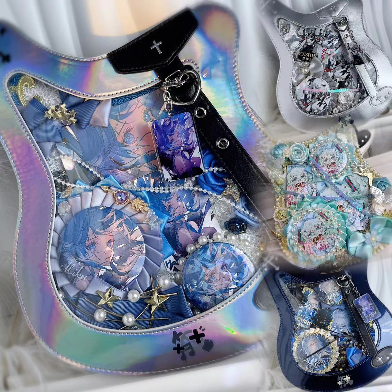 贝斯痛包痛板动漫谷子扎痛包装饰物配件填充物周边游戏吧唧托定制