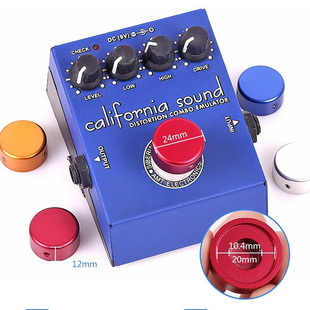 优质铝合金电吉他贝司效果器脚钉踩钉帽单块脚踏帽旋钮盖子保护套