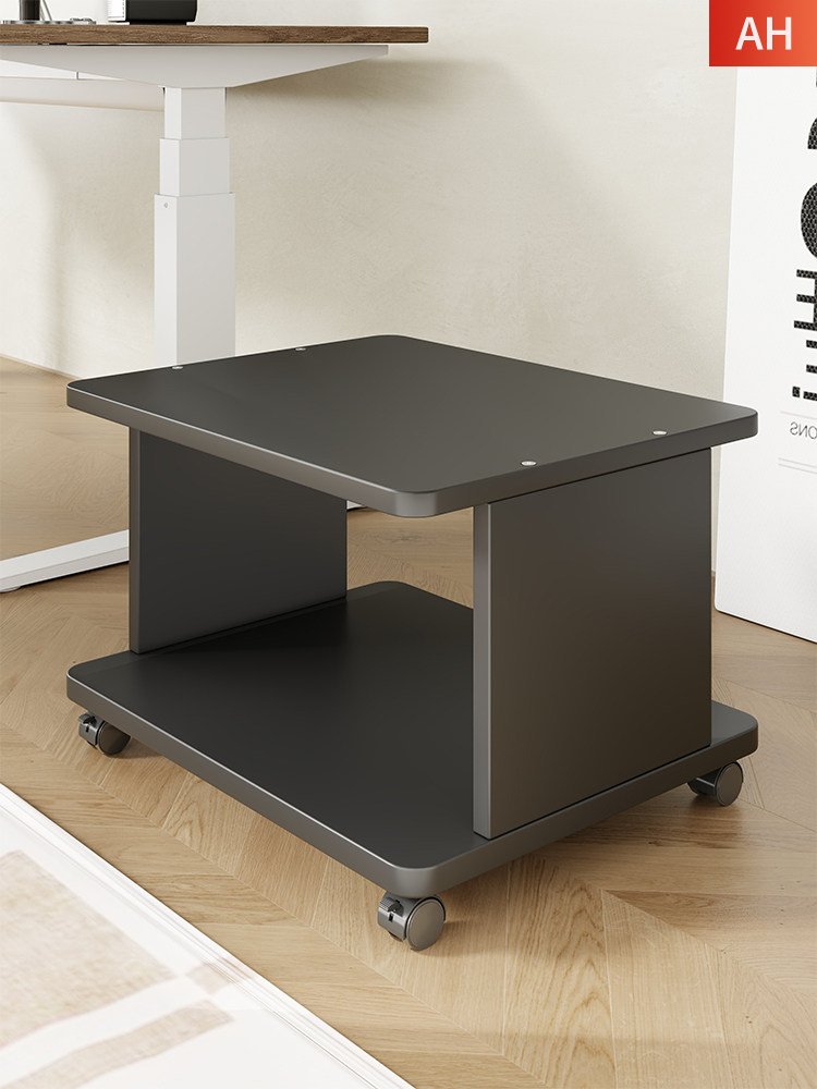 打印机置物架办公室多层落地可移动覆印机放置柜家用传真机专用架