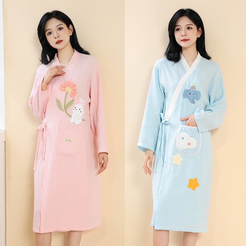 夏季浴巾女可穿式纱布浴袍吸水速干睡袍服大人全2024新款家用纯棉,婴童用品,浴巾,淘宝优惠券,粉丝福利购,淘宝优惠卷