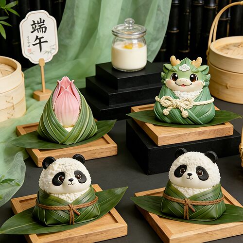 端午节粽子慕斯蛋糕硅胶模具