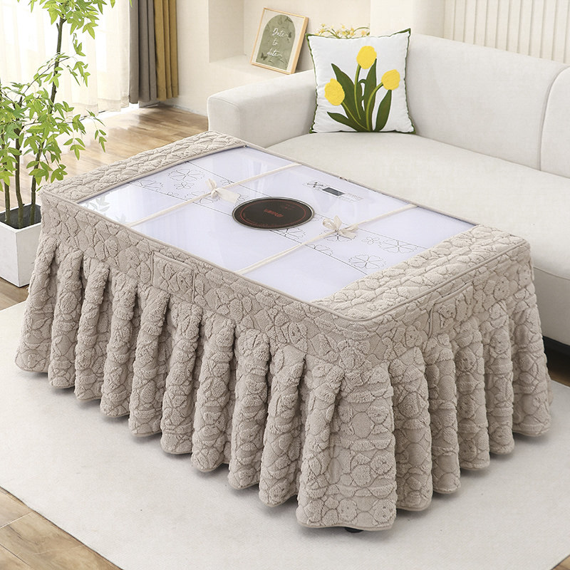 烤火炉桌罩长方形冬天加绒厚电炉罩套烤火被烤火桌子罩套烤火桌布,居家布艺,烤火罩,淘宝优惠券,粉丝福利购,淘宝优惠卷