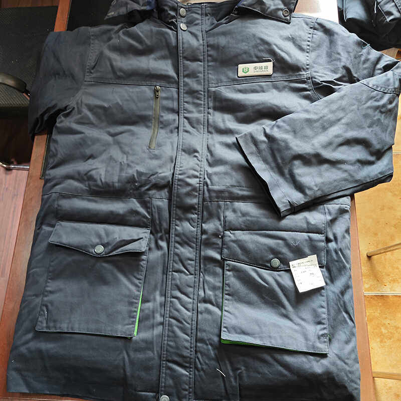 新款冬季中储粮集团工作服棉衣加厚粮库防寒服粮仓库管服装库管服