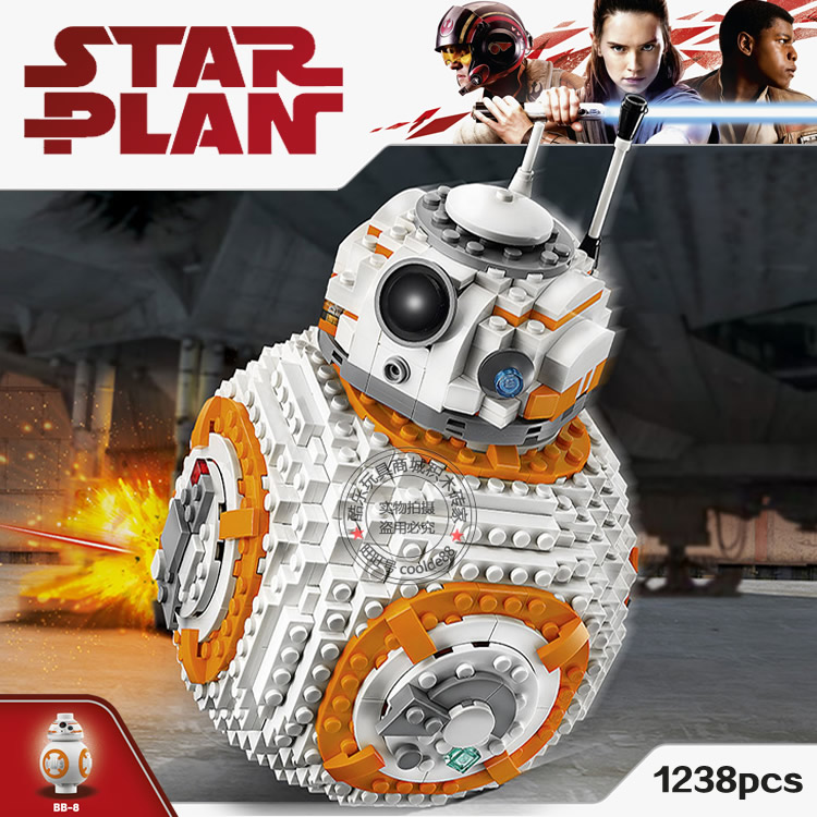 星球大战BB-8机器人积木玩具