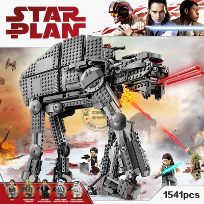 星球大战系列步行机甲机器人积木