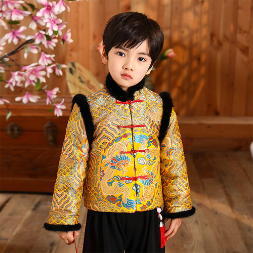 男童唐装中式套装中国风拜年服