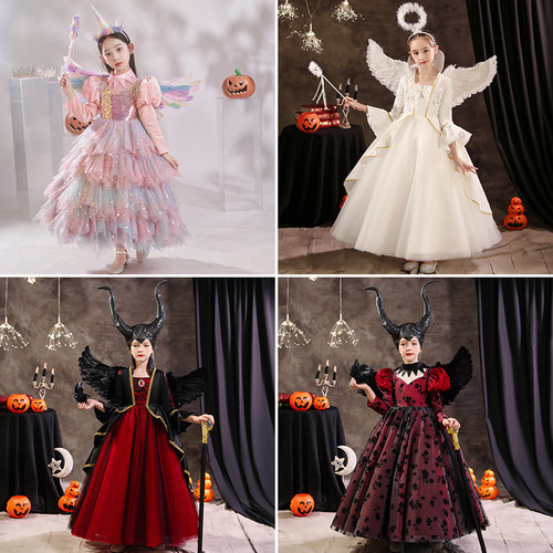 万圣节cosplay女巫连衣裙