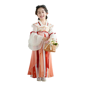 女童汉服秋儿童中国风古风超仙连衣裙小女孩中秋改良襦裙2024年新