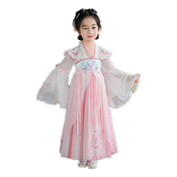 女童漢服中國(guó)風(fēng)古風(fēng)超仙連衣裙