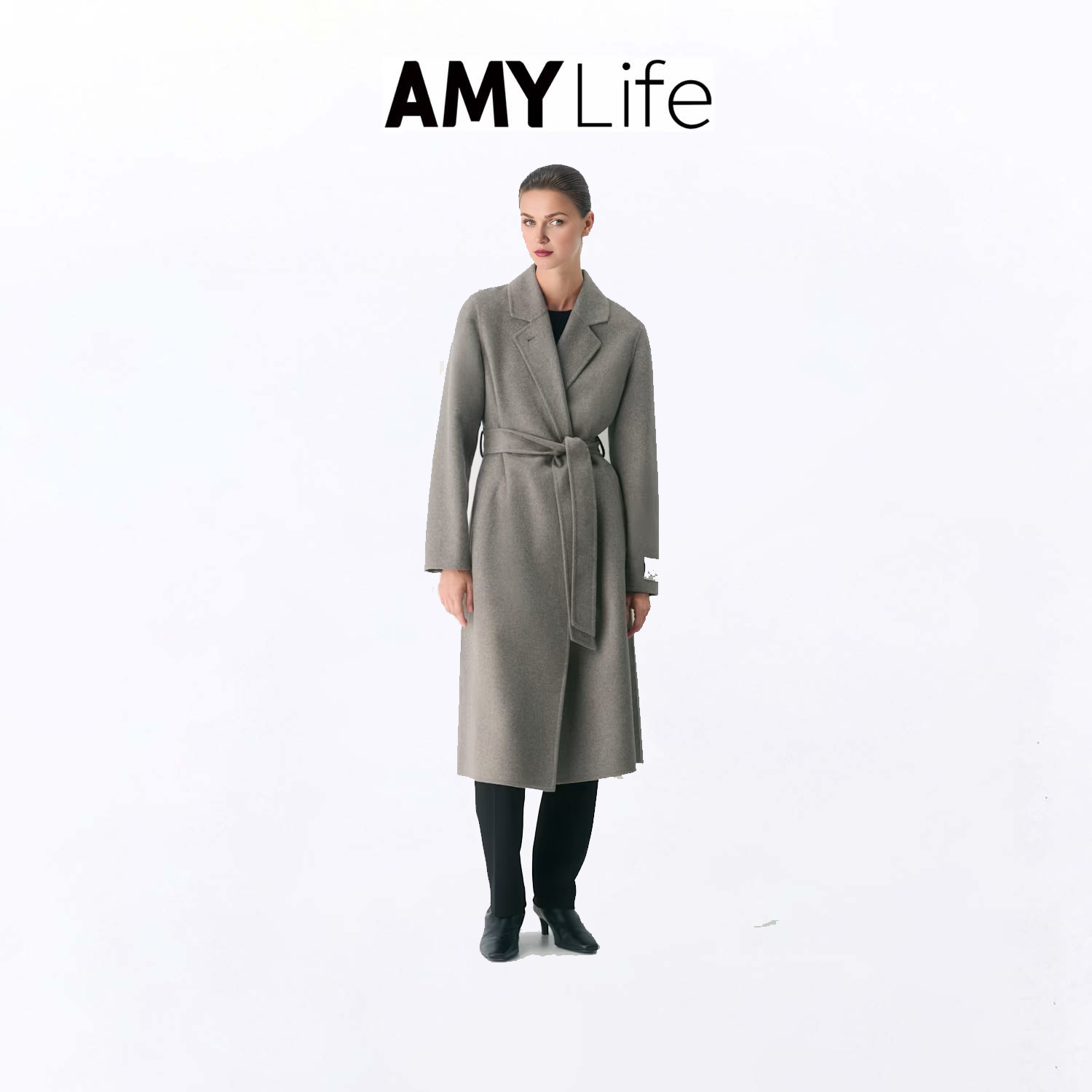 北美代购正品aritzia The Ivy Double-Faced Coat 双面长大衣