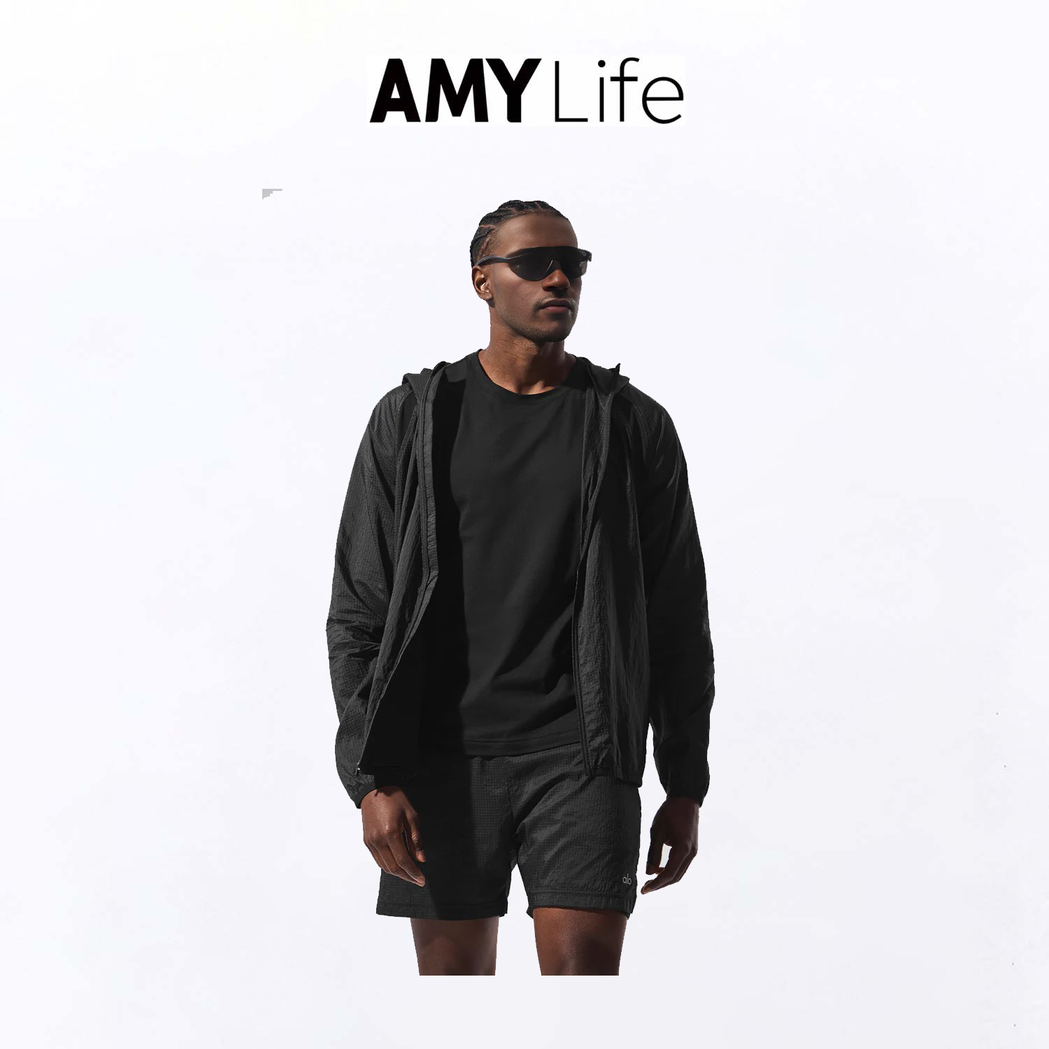 北美代购正品alo yoga Game Time 防撕裂夹克 透气轻松运动外套