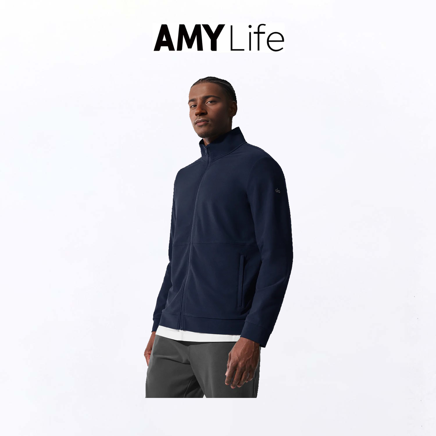 北美代购正品alo yoga Conquer Max高领拉链外套 运动休闲经典