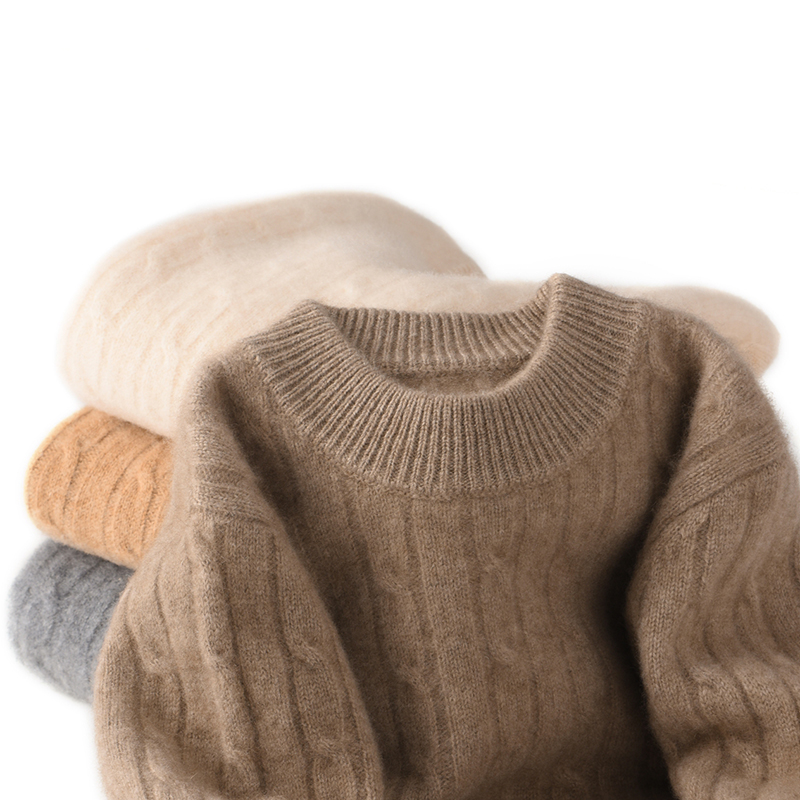 儿童羊绒衫加厚半高女童