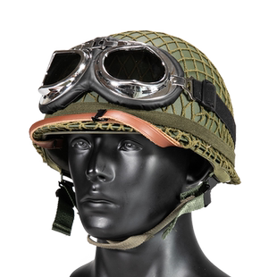 血战钢锯岭二战美式M1双层钢盔COS野战影视防护战术头盔兄弟连