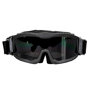 近视风镜COS护目镜户外骑行防风沙防雾防护三镜片战术射击眼镜