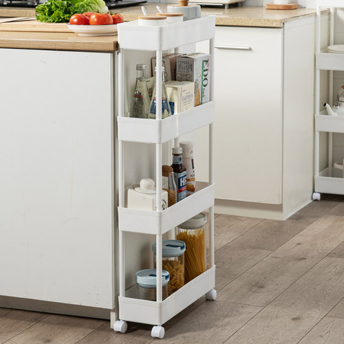 14.5/22.3cm宽 厨房置物架可移动置地式夹缝收纳架卫生间缝隙架子