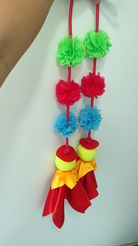 流星球健身球中老年人水火甩甩球学生广场舞表演