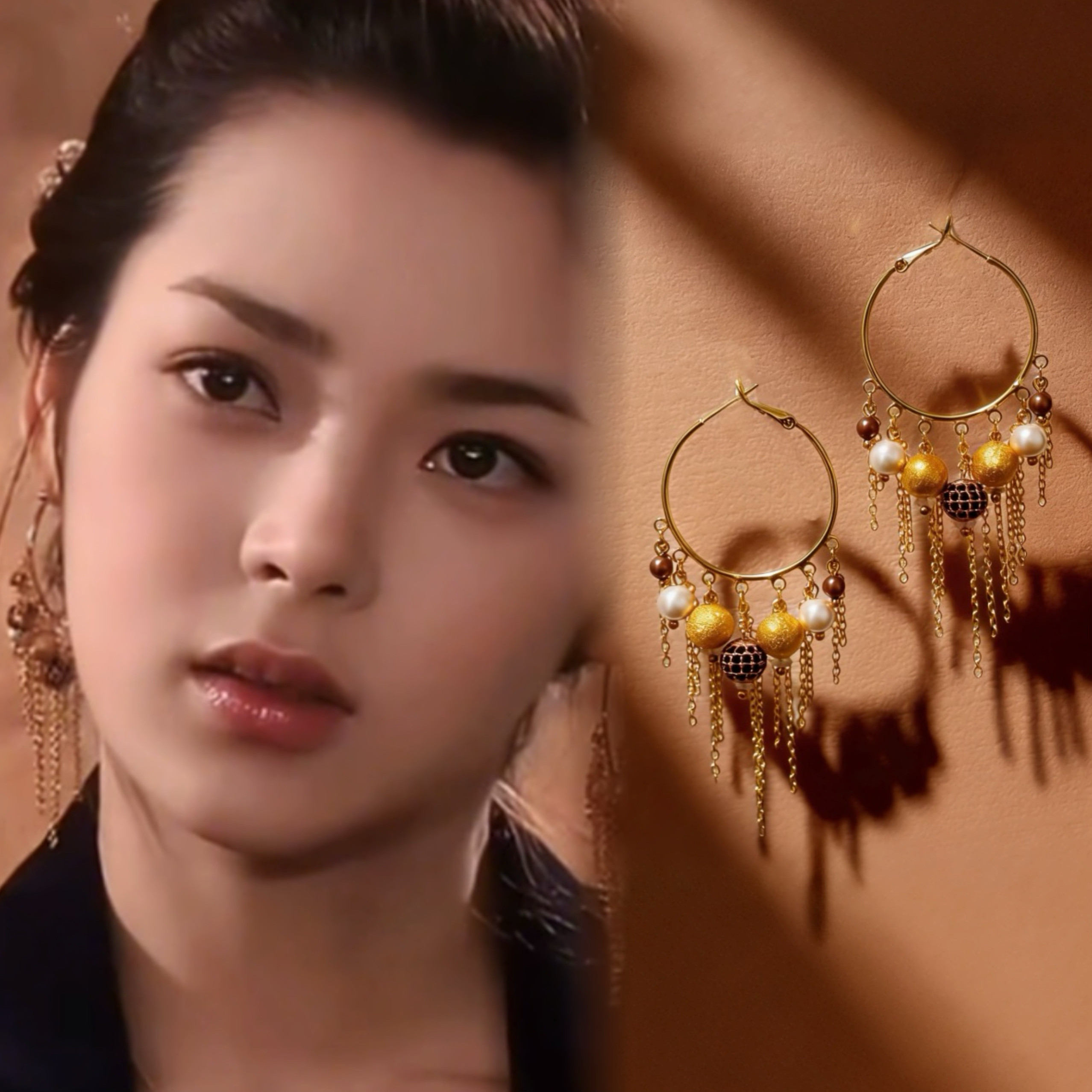 Healing girl 我的女孩金世萱朴诗妍同款圆圈流苏耳饰银针耳环,饰品/流行首饰/时尚饰品新,耳环,淘宝优惠券,粉丝福利购,淘宝优惠卷