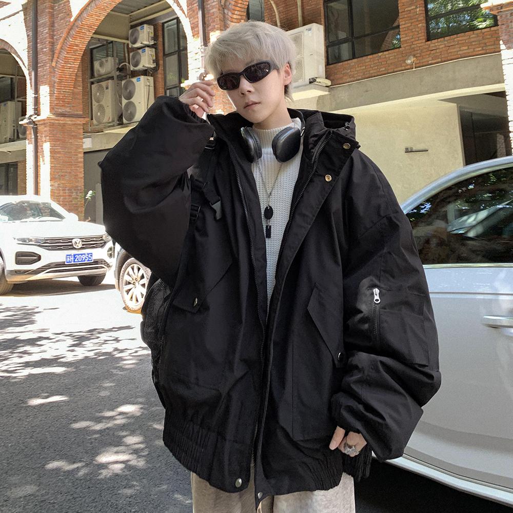 2026新款堆堆袖羽绒棉服男