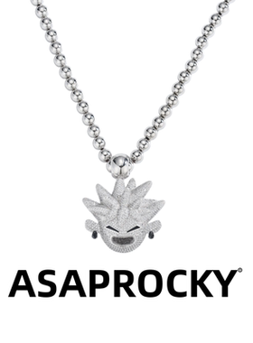 ASAPROCKY男女KT2满锆石嘻哈项链