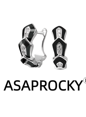 ASAPROCKY潮流嘻哈风蛇耳环S925银针设计感气质轻奢百搭耳环耳饰