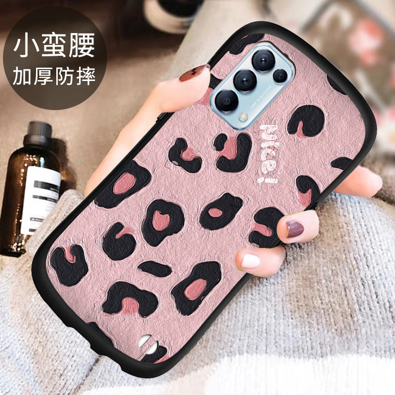 opporeno7手机壳新款女小蛮腰oppo reno5防摔opporeno6pro十软硅胶opooreno6豹纹opopreno5个性高档reno6pro+ 3C数码配件 手机保护套/壳 原图主图