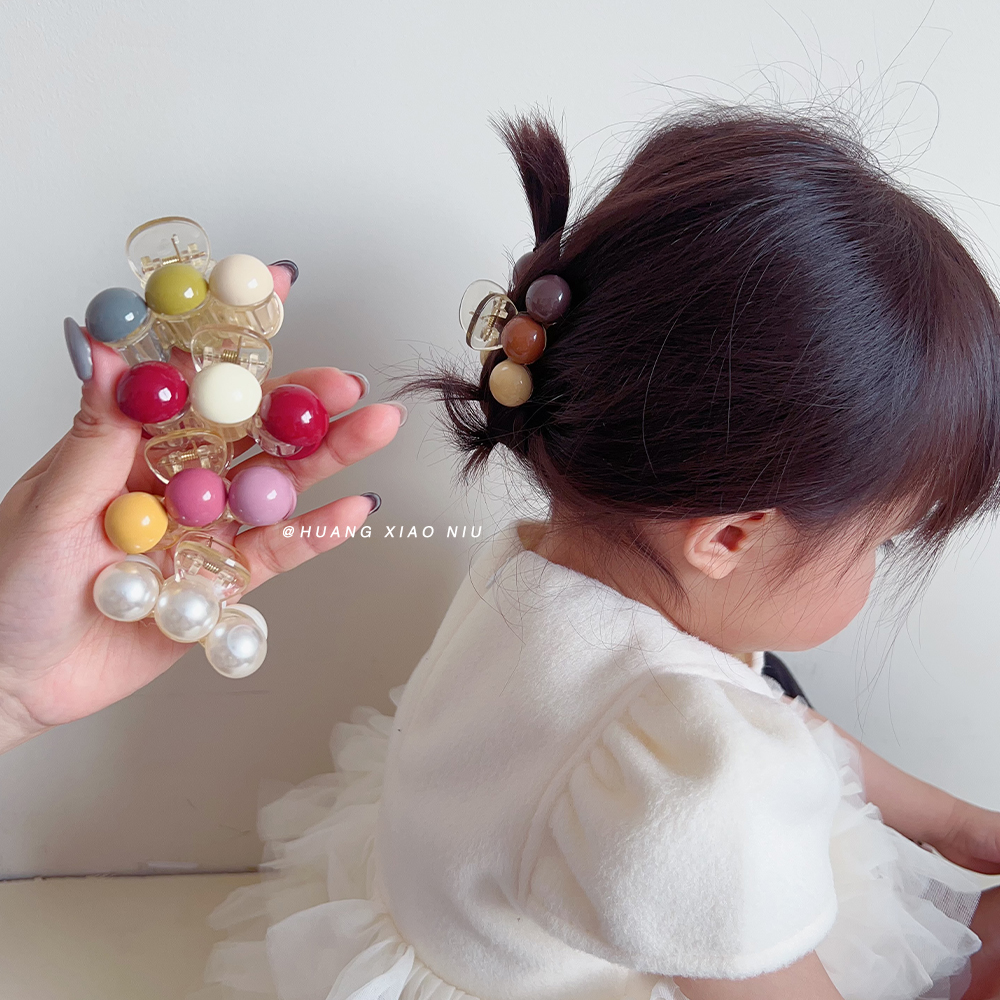 黄小妞韩系女珍珠发夹
