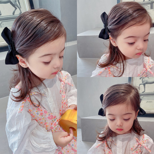 黄小妞婴儿韩版简约立体网红发夹