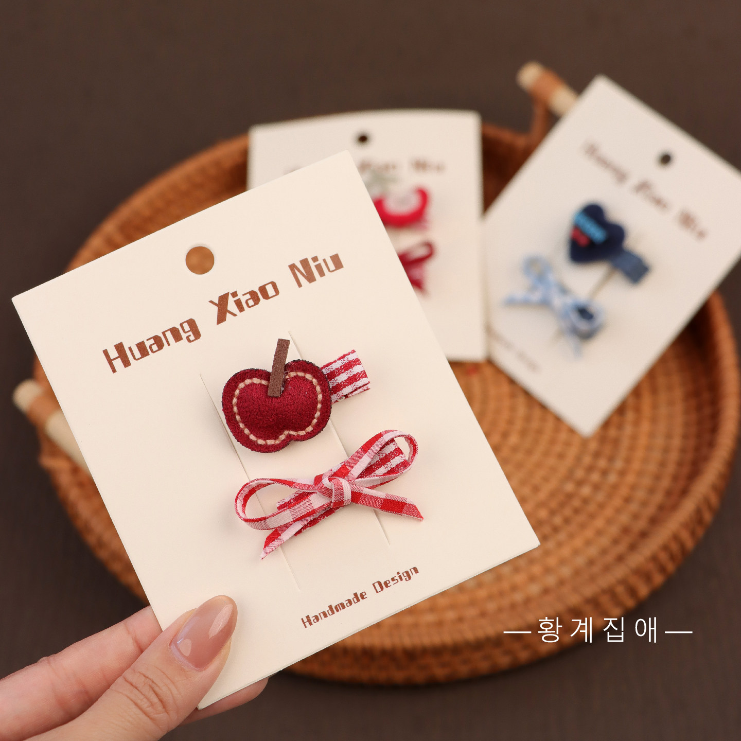 甜美韩系红色苹果格纹蝴蝶结宝宝发夹可爱少女感刘海侧边夹子,童装/婴儿装/亲子装,发饰,淘宝优惠券,粉丝福利购,淘宝优惠卷