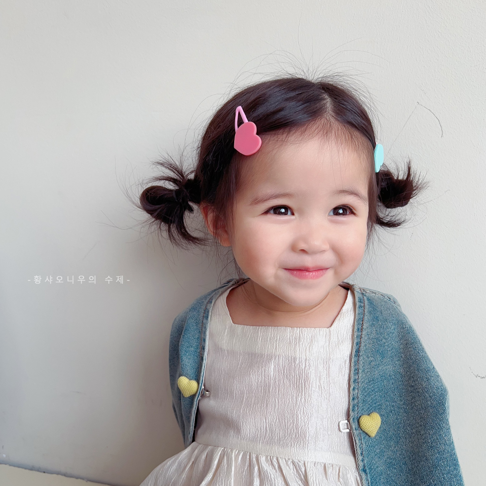 黄小妞可爱女树脂发夹