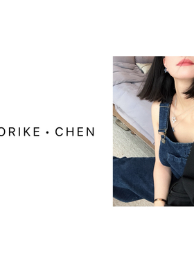 复古定染灯芯绒宽松背带裤休闲慵懒连体长裤NK43141