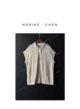 翻领POLO衫凉爽天丝透感针织衫NK3356