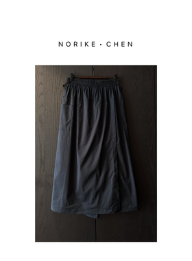 工装围裹裤宽松休闲阔腿裤半身裙NK46141