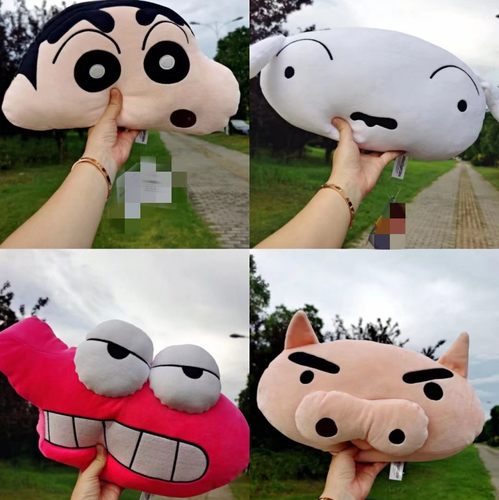 蜡笔小新汽车头枕座椅护颈