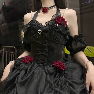 【全款】原创锁骨链 lolita 仙气优雅玫瑰 原创手作