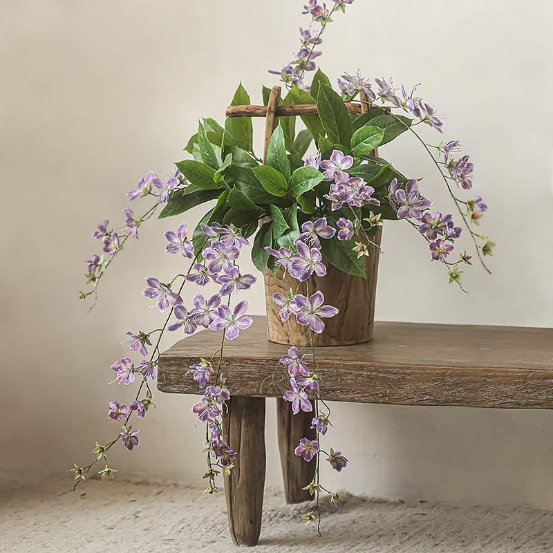 辛西娅垂丝茉莉花仿真花装饰摆件