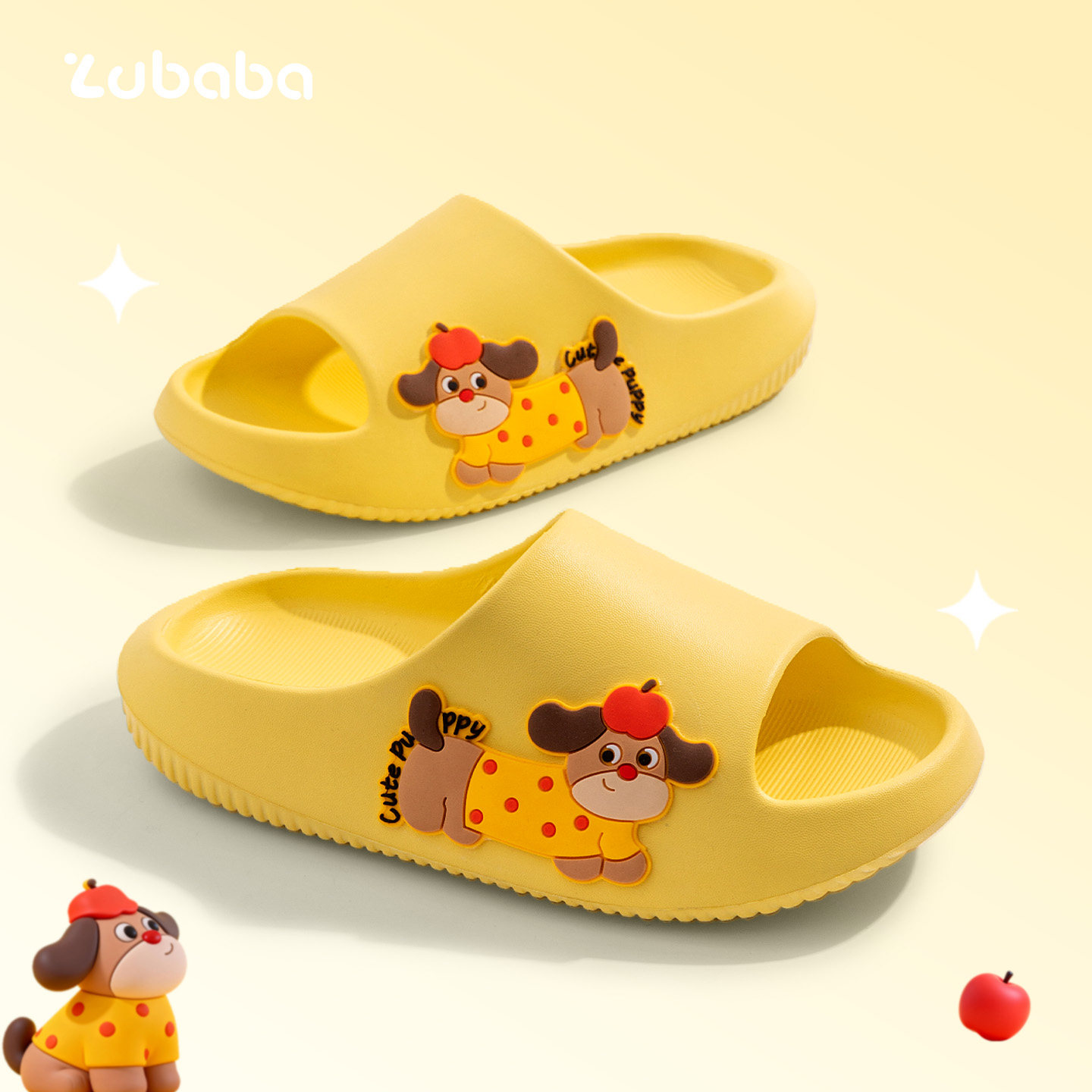 猪爸爸小狗儿童拖鞋女童男童夏季室内洗澡浴室中大童凉拖鞋小女孩