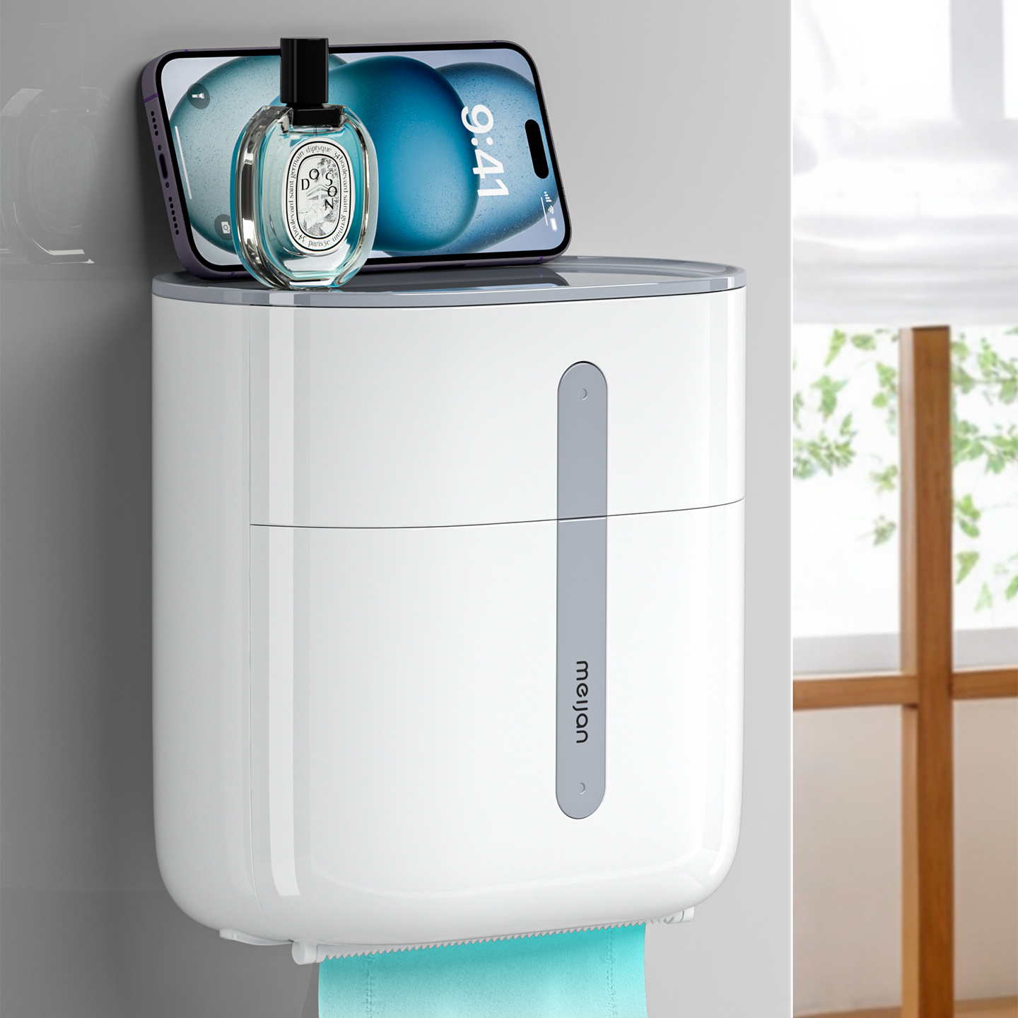 卫生间免打孔防水卷纸器