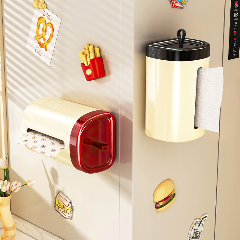 磁吸纸巾盒大号收纳置物架