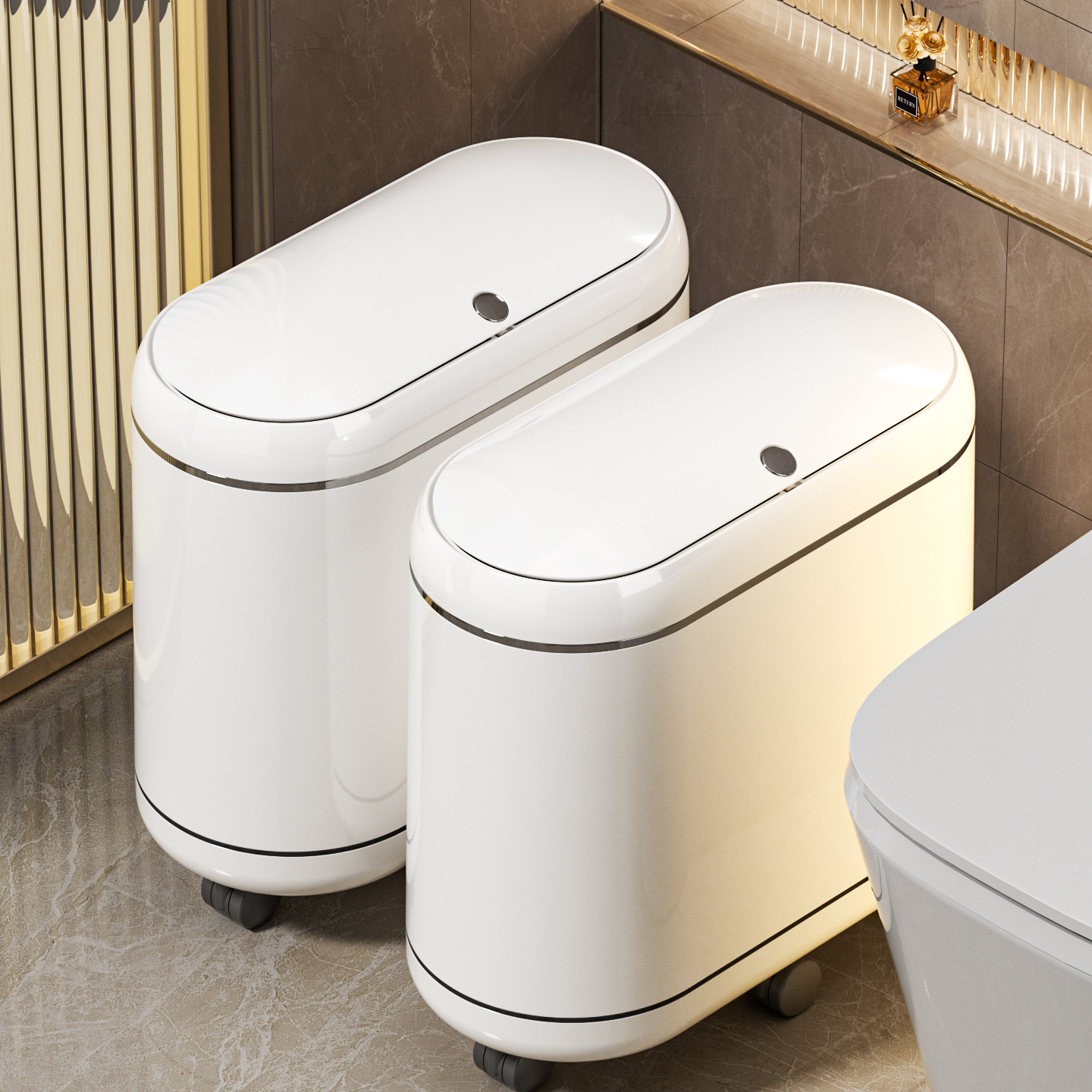 垃圾桶家用2025新款夹缝专用纸篓