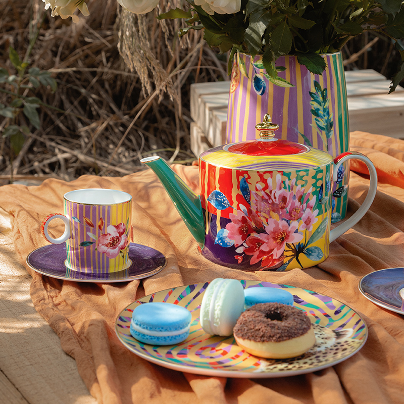 西顿幻想骨瓷咖啡杯欧式复古